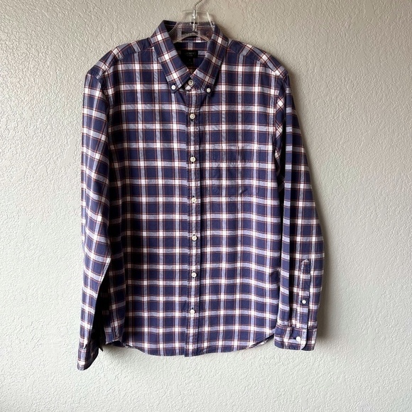 J. Crew Oxford button down slim fit brushed cotton shirt - Picture 1 of 10